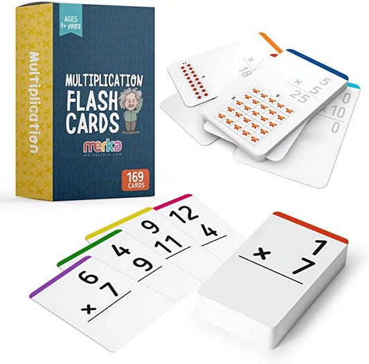 Kids Multiplication Flashcards - Educational Math Flashcards